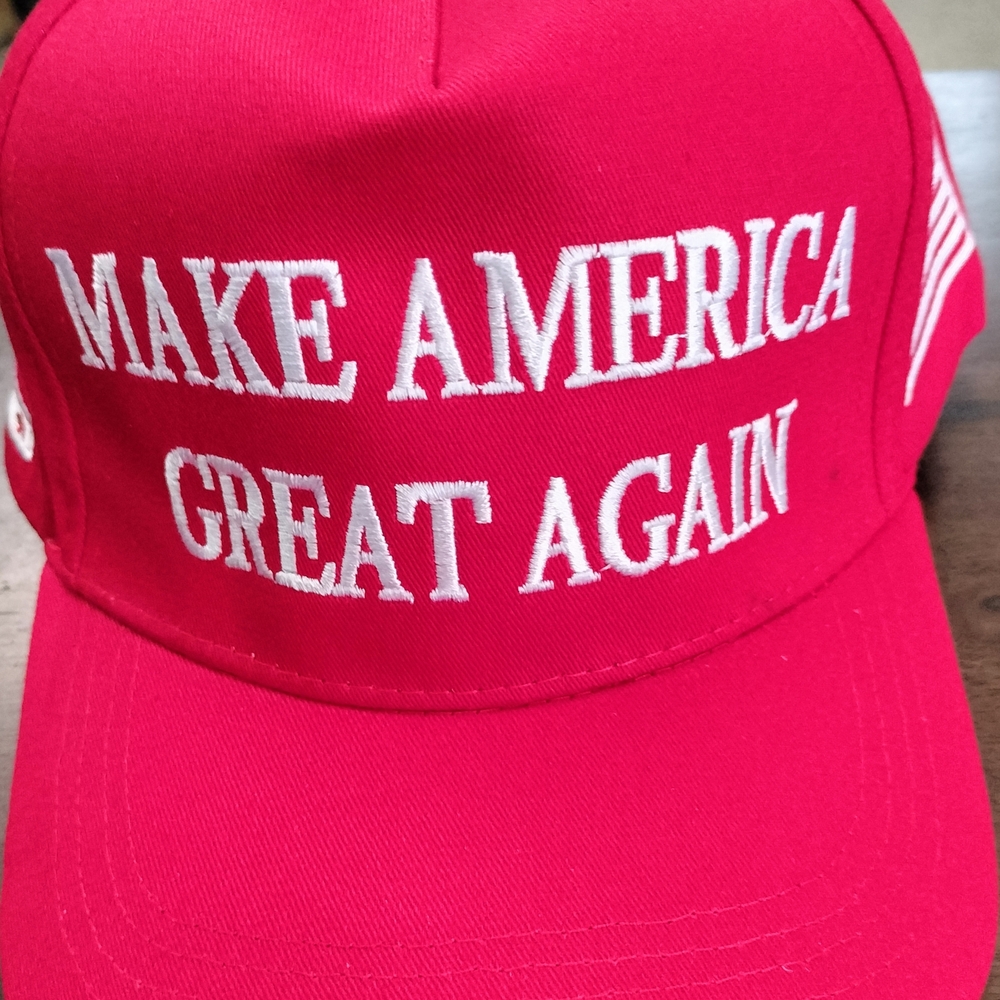 Make America Great Again Charlie Kirk Turning Point, Red Adjustable Baseball Cap